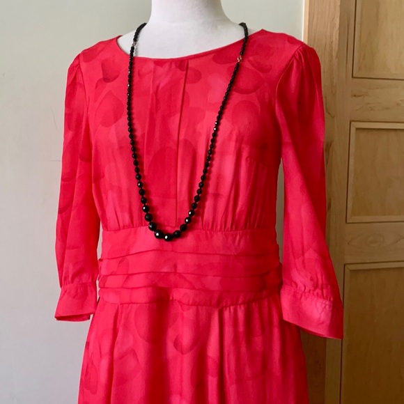 Red Hearts Long Dress, Size M - Picture 12 of 15